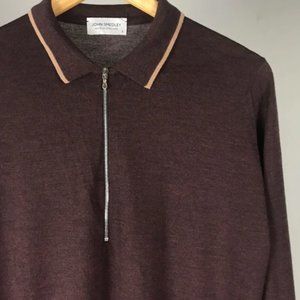 John Smedley brown knitwear